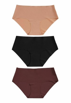 3 PACK - Īsās apakšbikses - black nude