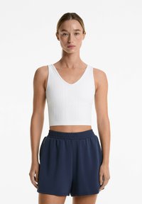 OYSHO - BRAIDED RIB - Top - white Thumbnail Image 1