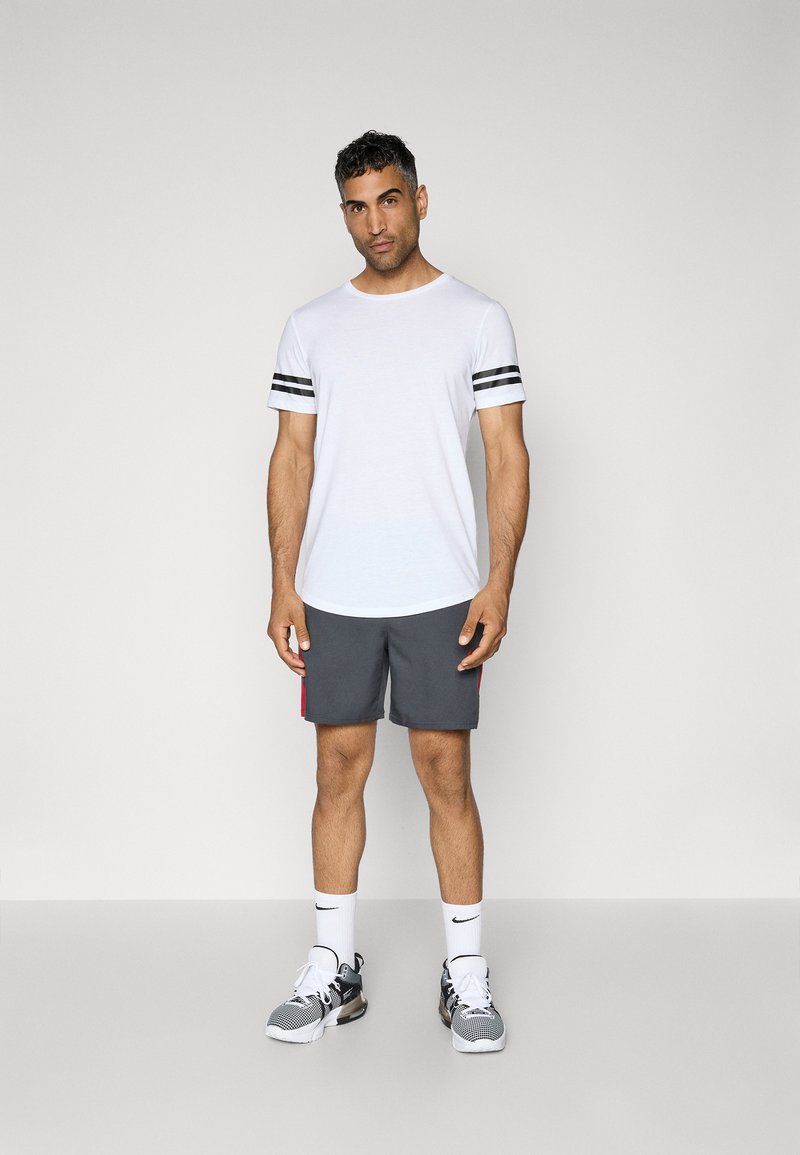 Nike Performance NFL SAN FRANCISCO 49ERS SHORT - Klubové oblečení - anthracite/gym red