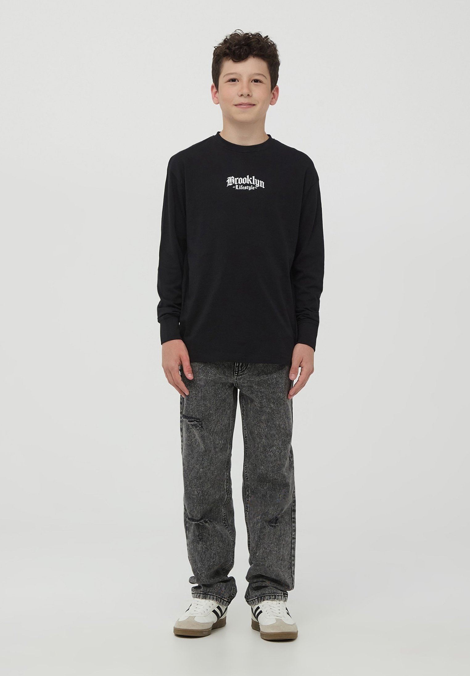 Terranova Maglietta a manica lunga nero