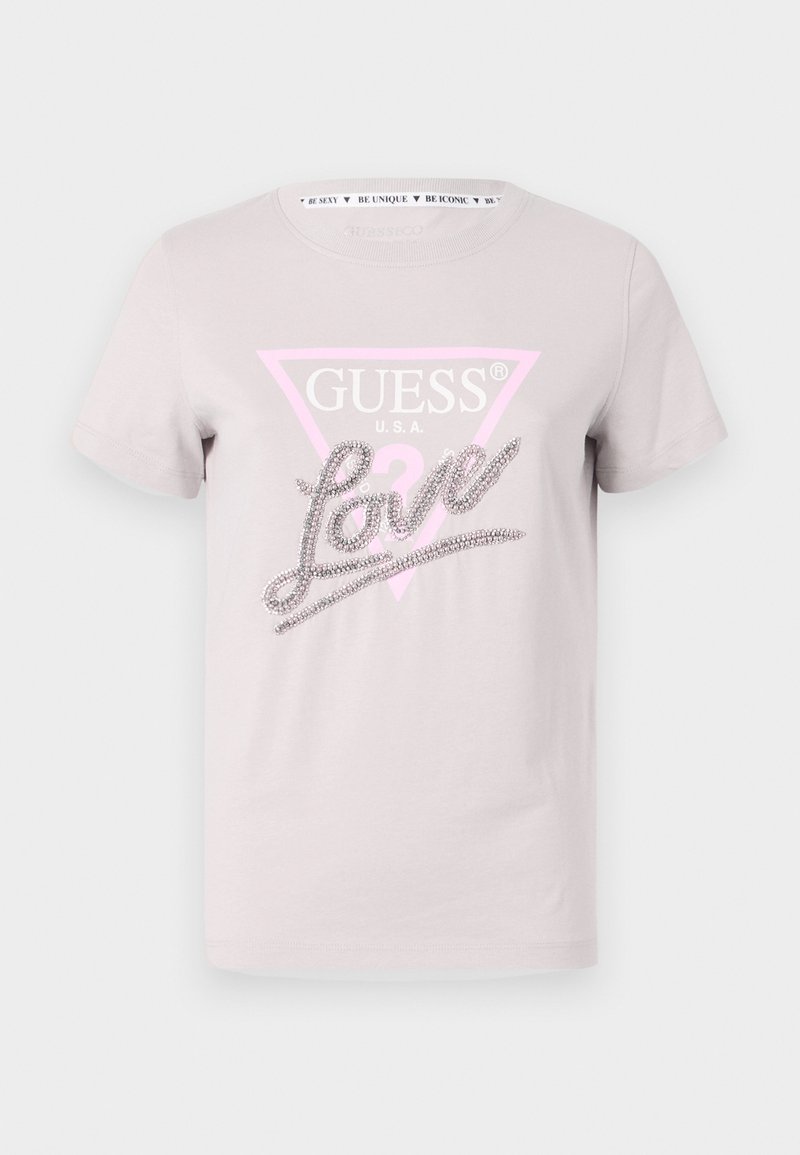 Guess T-shirt print donkergrijs