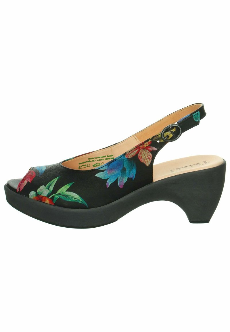 Think! Scarpe con plateau - schwarz