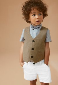 Next SET REGULAR FIT - Vestă - tan brown