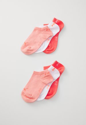 PLAIN SNEAKER UNISEX 6 PACK  - Kojinės - pink combo