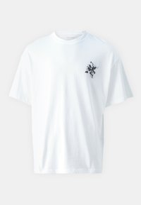 JORFALLING TEE CREW NECK UNISEX - Marškinėliai su spaudiniu - bright white