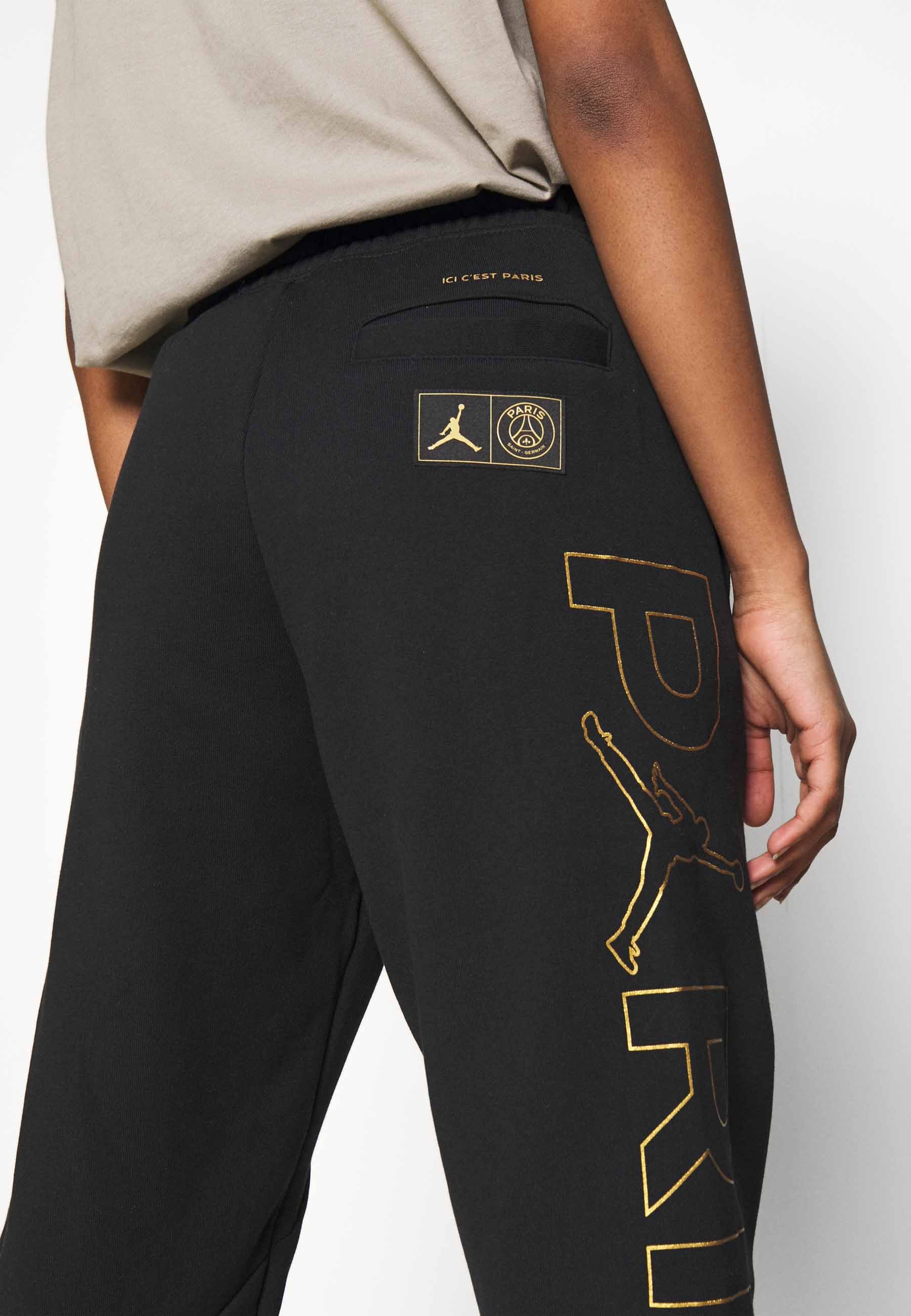 black and gold jordan tracksuit