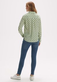 OPUS FALKINE FRESH - Button-down blouse - avocado