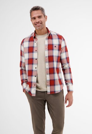 BIG CHECK - Camicia - rusty red