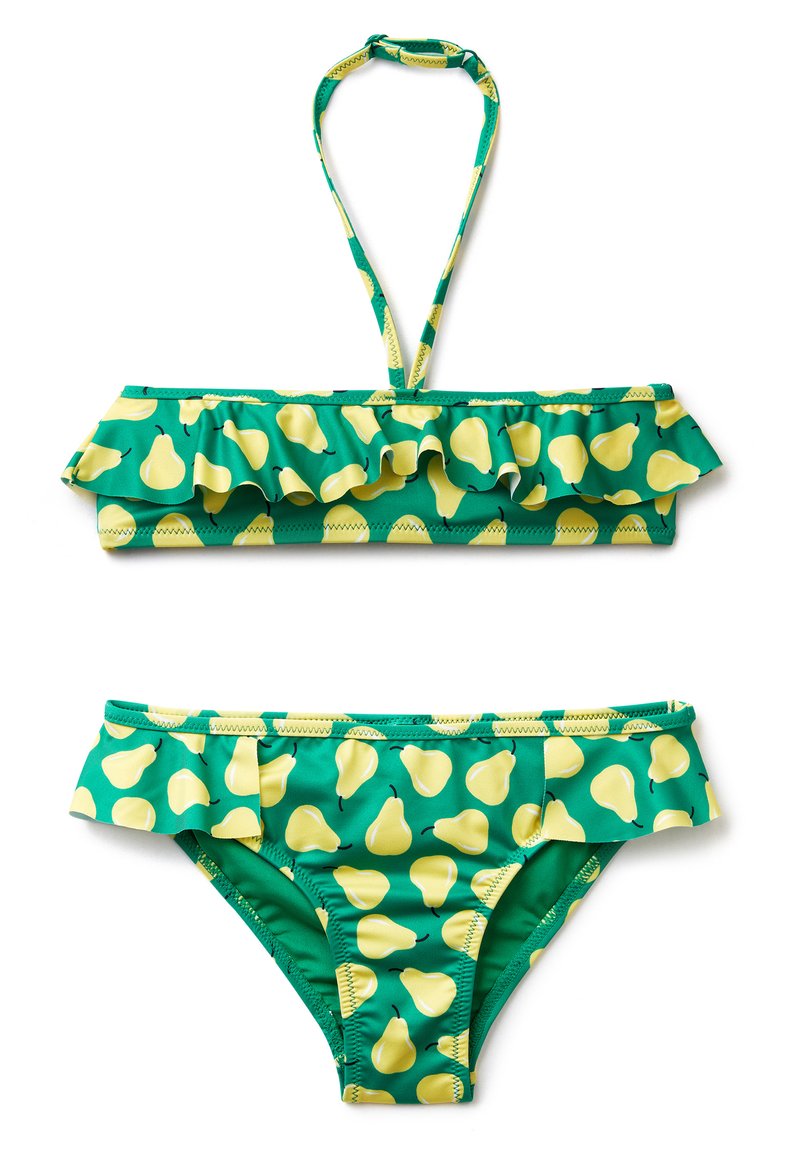 United Colors of WITH FRUIT PATTERN SET Bikini dark green