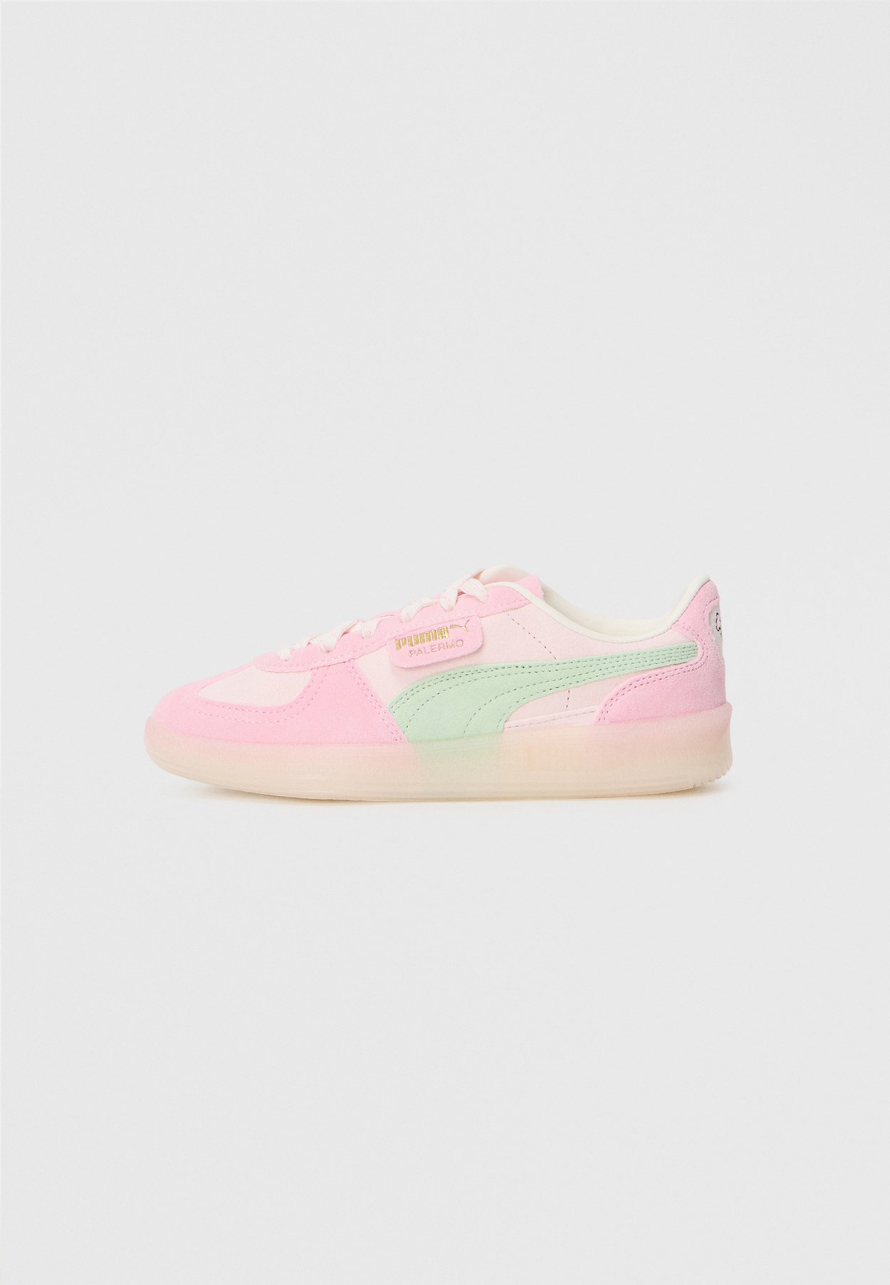 PUMA PALERMO CANDY UNISEX - Trainers - whisp of pink/light mint/pink lilac