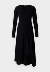WIDE DRESS - Kampsunkleit - black