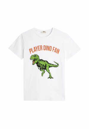Koton DINOSAURS - T-shirts print - white