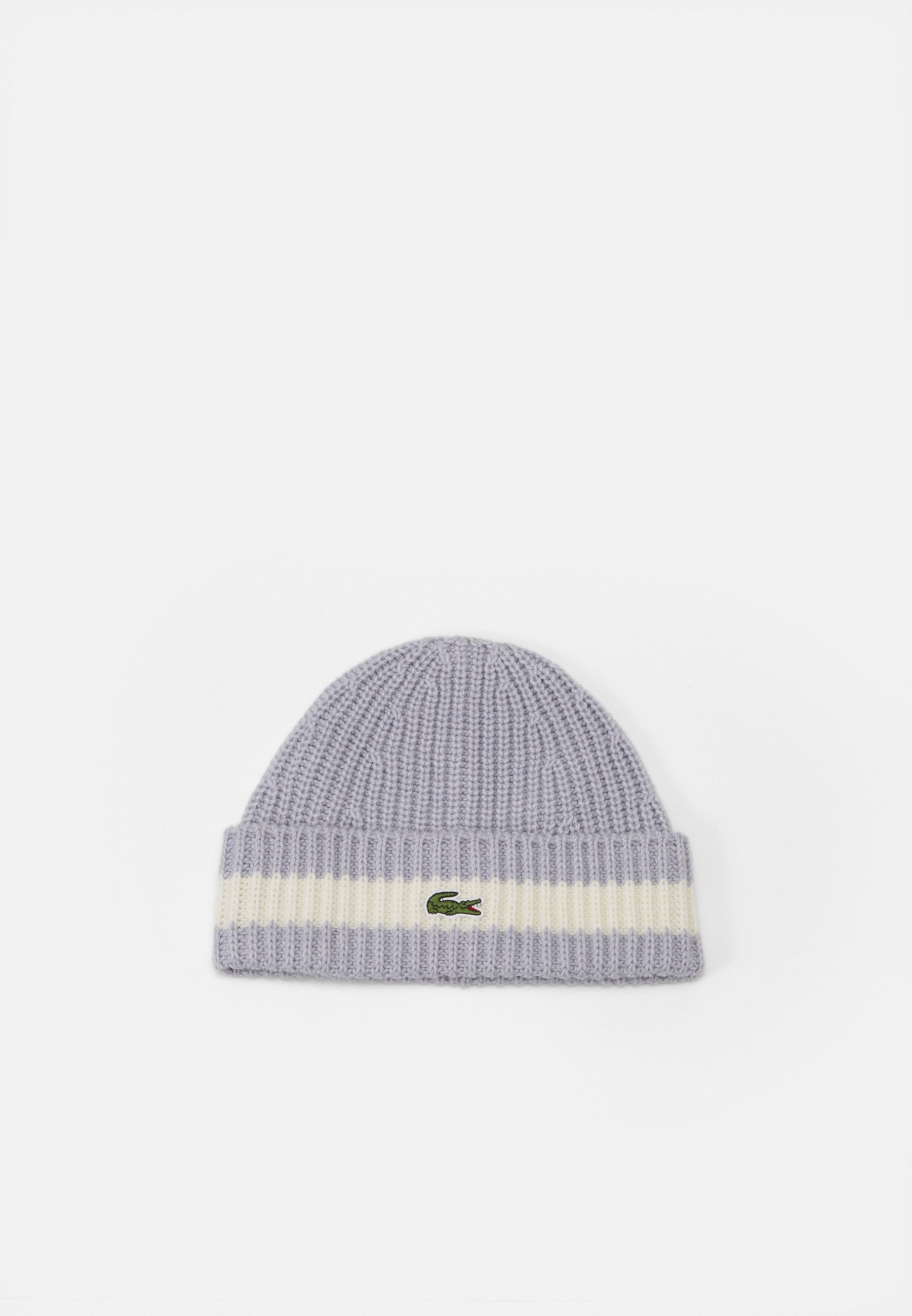 Lacoste Unisex Mutze Silver Chine Silber Zalando De