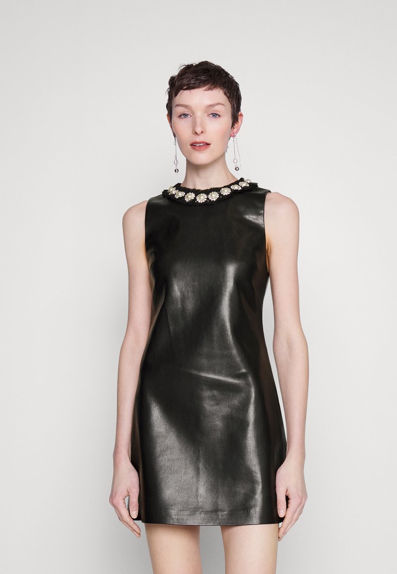 Robe Cocktail Alice + Olivia Noire Dentelle - Taille 2 (US), Dos Ouvert, Neuve Avec étiquette