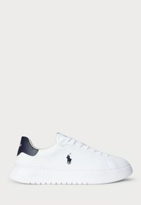 RLITE COURT TUMBLED LEATHER SNEAKER - Trainers - white/navy