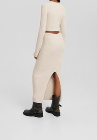 Bershka Maxikjol - beige