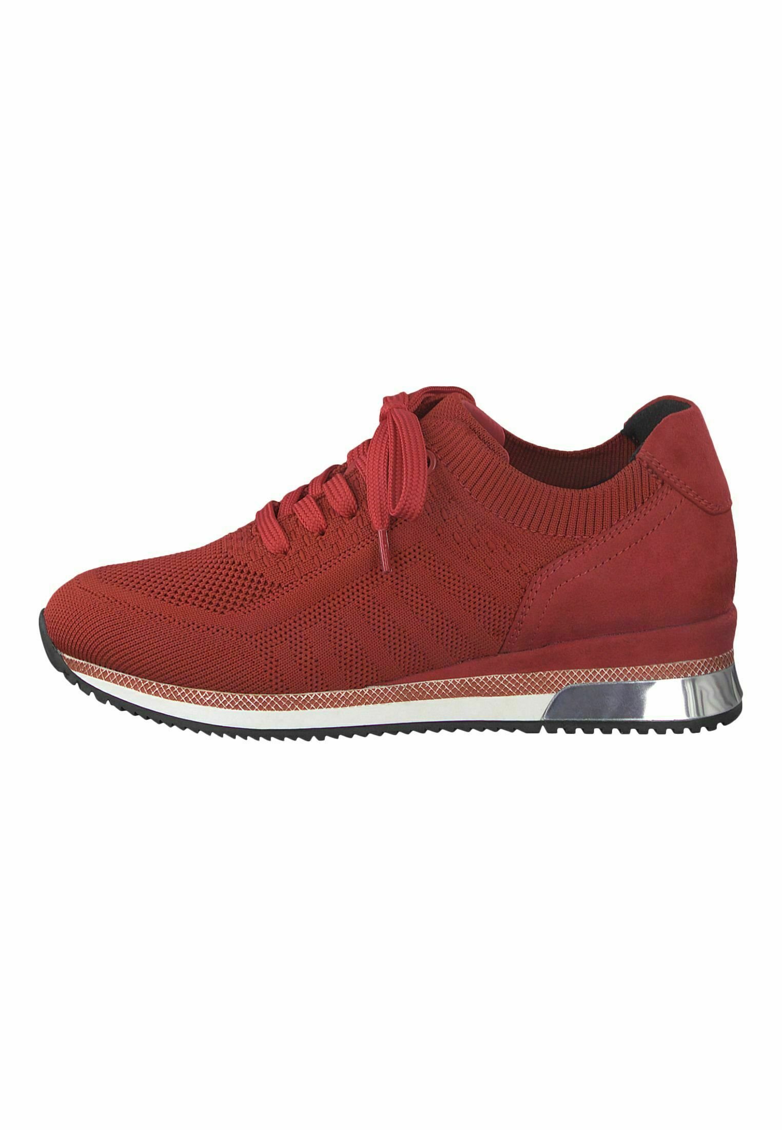 marco tozzi red trainers