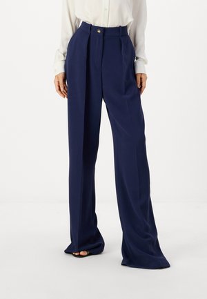 Elisabetta Franchi PANT - Auduma bikses - navy