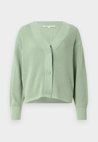 V NECK CARDIGAN - Gilet - fresh mint green