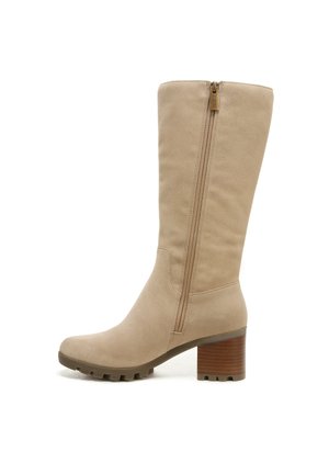 BRENNA - Laarzen met hoge hak - wheat sde shearling