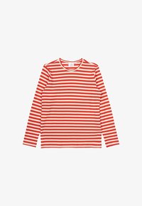 No seleccionado, poppy red striped
