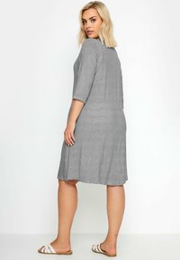 Yours Clothing STRIPE - Vardagsklänning - dark blue