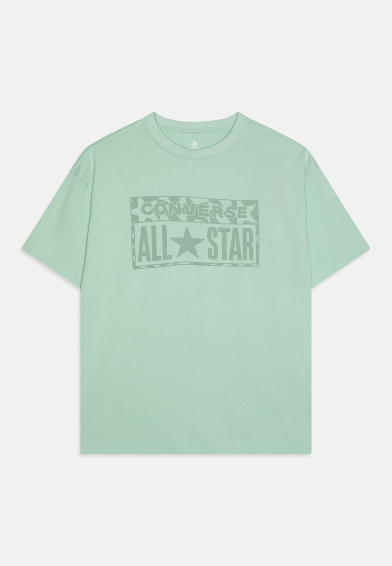 Converse T-shirt print lichtgroen Converse T-shirt print lichtgroen