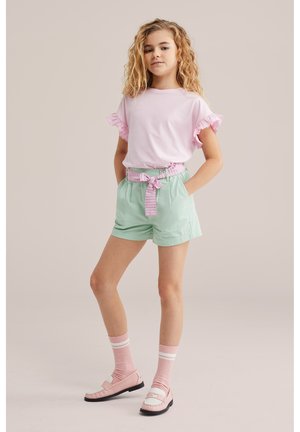 WE Fashion Rövidnadrágok - mint green