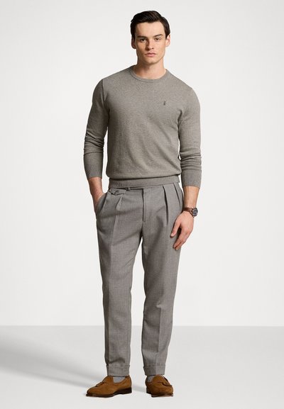 Polo Ralph Lauren COTTON-CASHMERE CREWNECK SWEATER - Jersey de punto - vintage heather