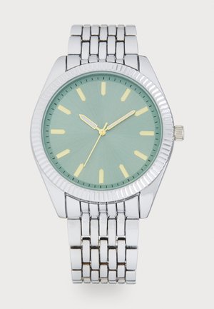 UNISEX - Watch - silver-coloured/green