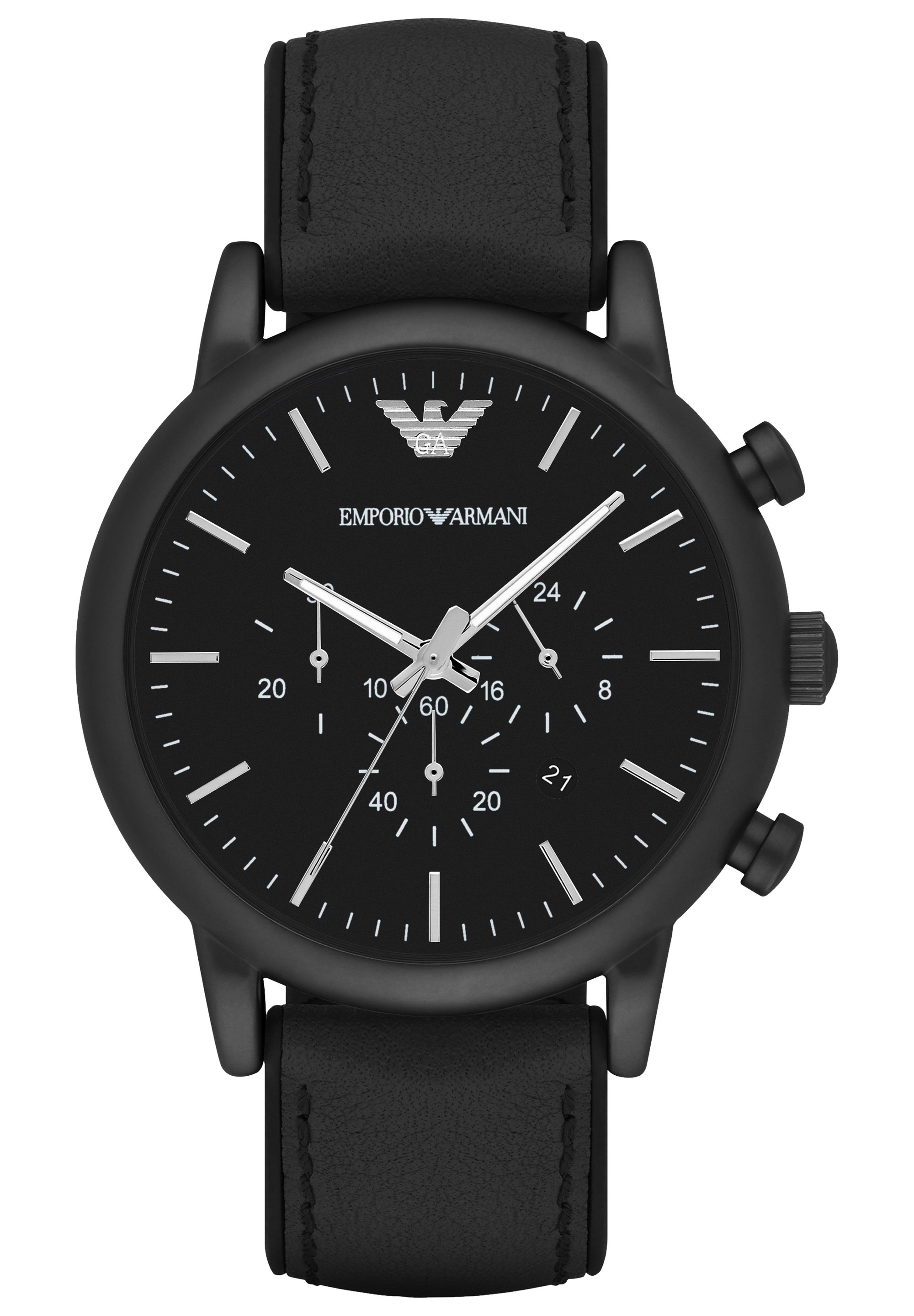 Emporio Armani Montre à aiguilles - black/noir - ZALANDO.FR