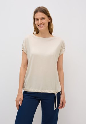 MIT RAFFUNG - T-shirt print - beige