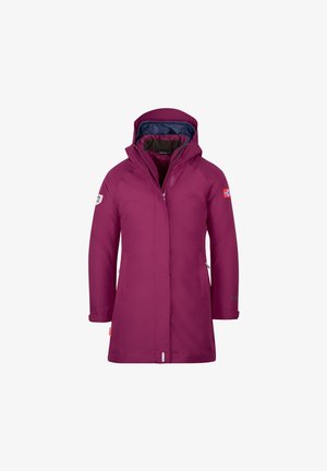 TROLLKIDS GIRLS SENJA 3IN1 COAT - Winterjacke - plum/navy
