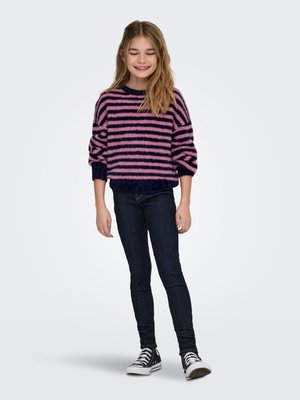 ONLY GIRLS KOGNEWPIUMO PULLOVER - Strikkegenser - night sky