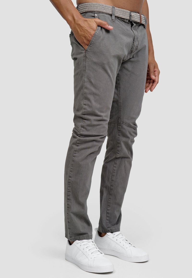 Herren Chinos | INDICODE JEANS Chino grey/anthrazit - JH58429 Herren Chinos | INDICODE JEANS Chino grey/anthrazit - JH58429