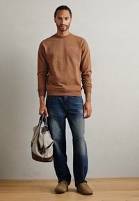 Scotch & Soda LEFT CHEST LOGO - Sweatshirt - soft silt