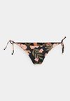 HOOKED ON TROPICS TIE TANGA - Bikiniunderdel - black pebble