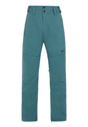 Teal, vandtætte bukser med lige ben design, justerbar talje og to frontlommer. Har et diskret logo på venstre ben.