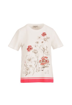 Luisa Spagnoli BELLE - Camiseta estampada - panna