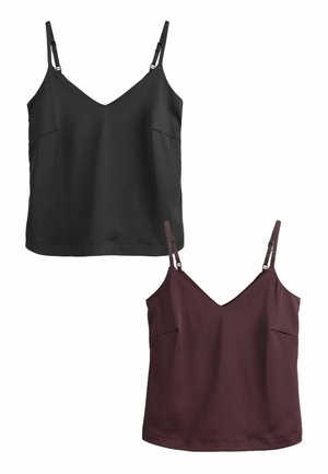 THE SET REGULAR FIT - CAMI 2 PACK - Top - berry red black