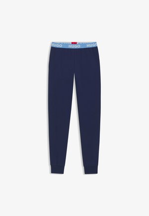 HUGO LOGO - Tracksuit bottoms - dark blue eighteen