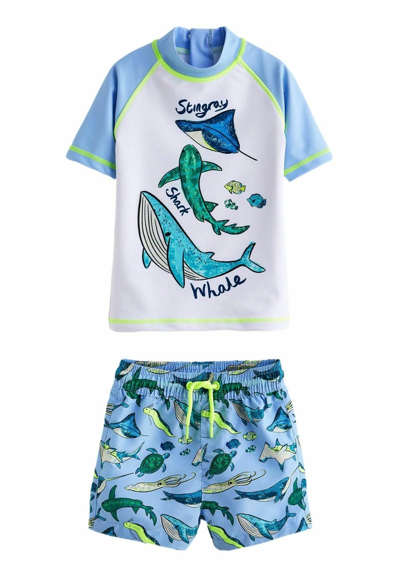 Next SUNSAFE SET - REGULAR FIT - Tepláky - light blue sealife