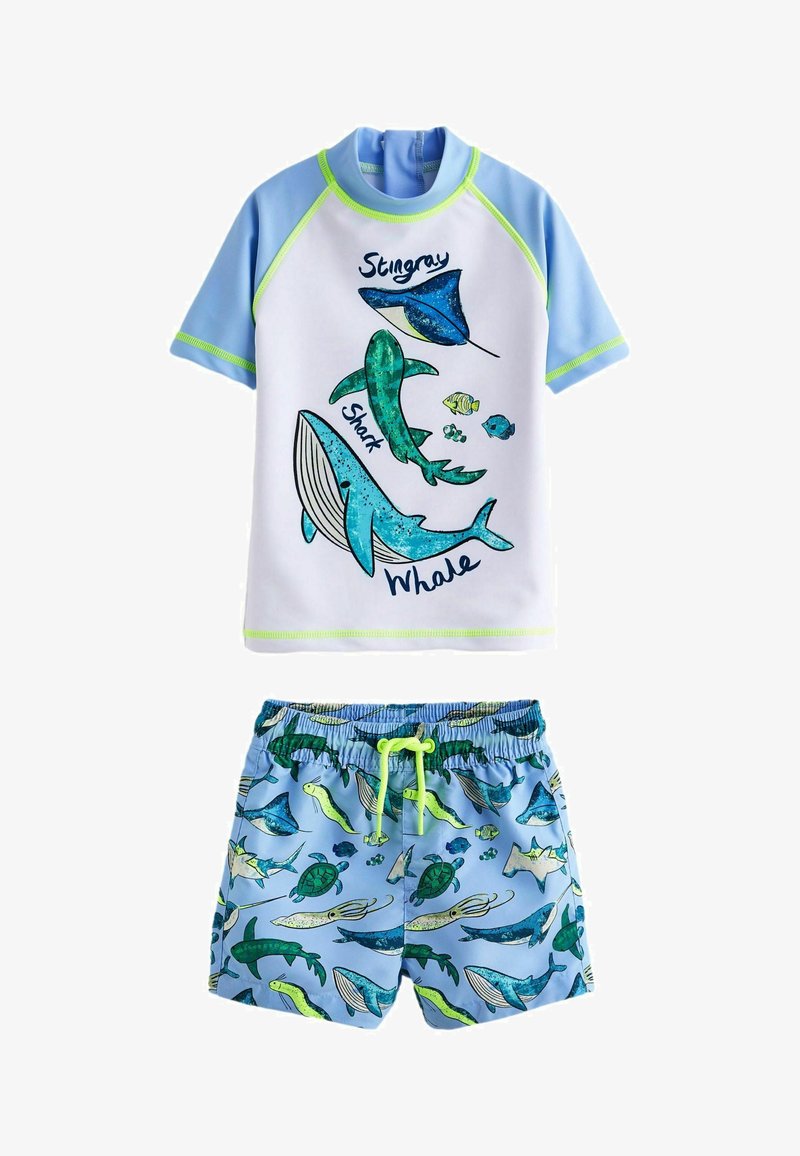 Next SUNSAFE SET - REGULAR FIT - Træningsbukser - light blue sealife