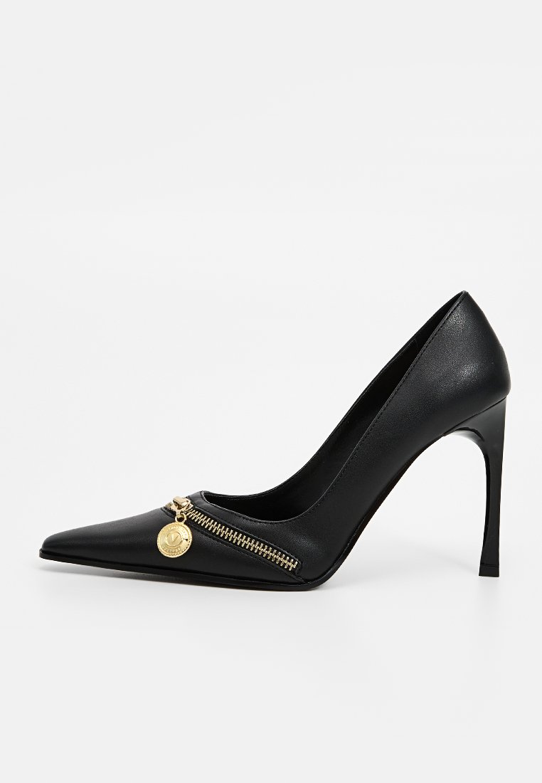 Versace Jeans Couture Hoge hakken antraciet gemêleerd Versace Jeans Couture Hoge hakken antraciet gemêleerd