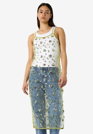 Noisy May MIDI DRESS NMZIGGA SEQUIN - Robe de jour - daiquiri green