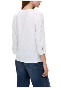 s.Oliver Langarmshirt - weiß