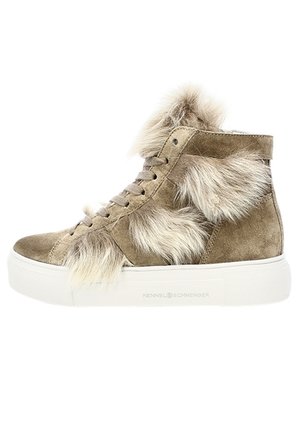 Baskets montantes - light brown