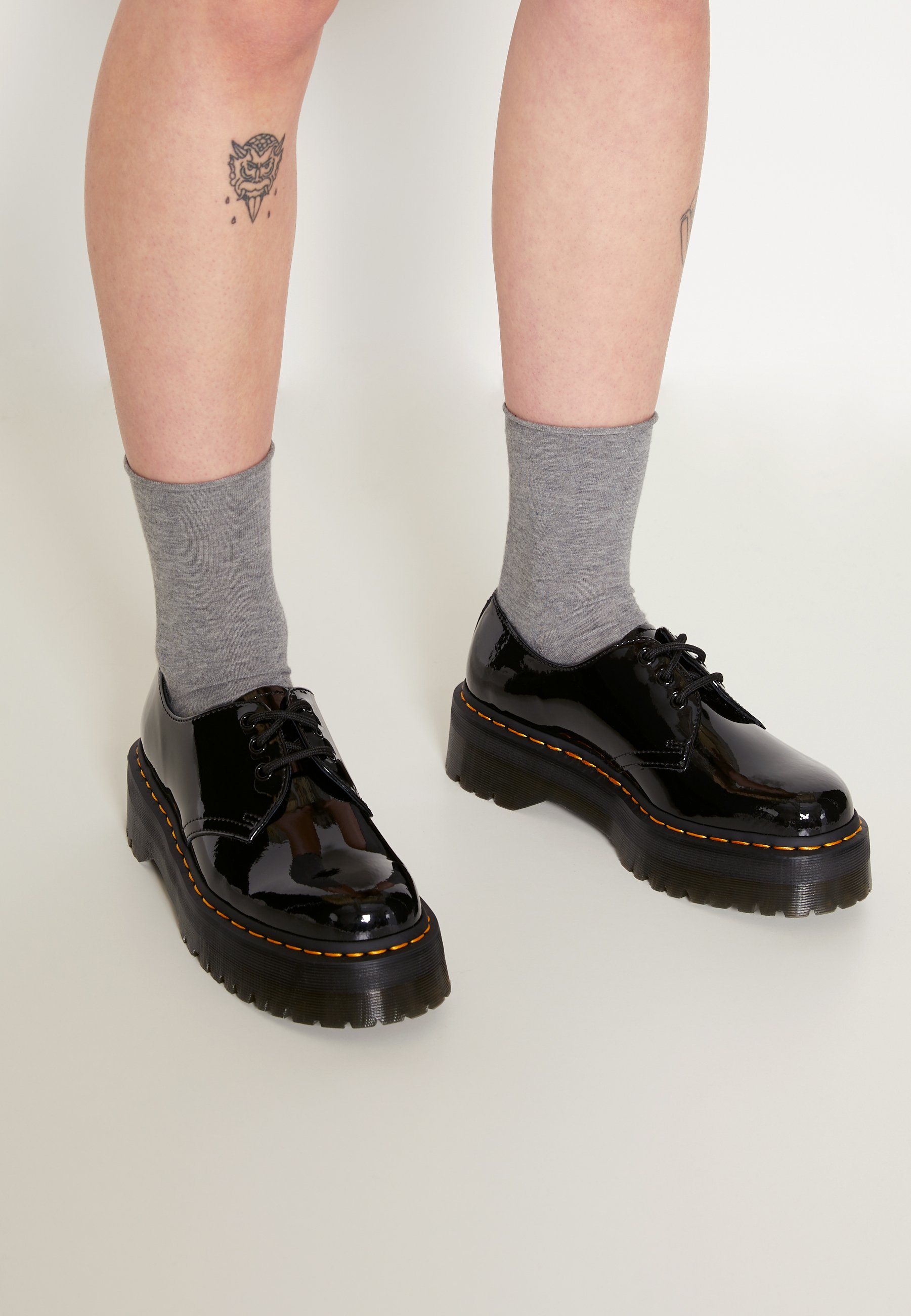 Dr Martens 1461 Quad Snoresko Black Svart Zalando No