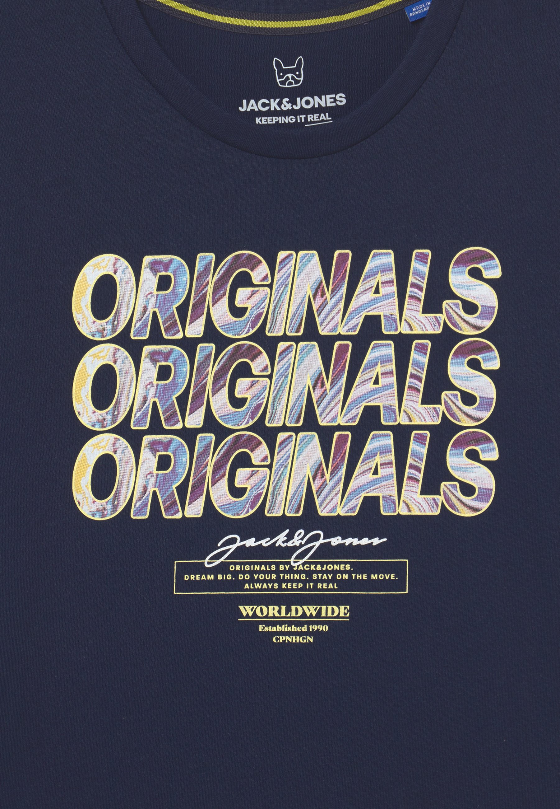 Bambini JORSWIRL TEE CREW NECK JR - T-shirt con stampa Bambini JORSWIRL TEE CREW NECK JR - T-shirt con stampa