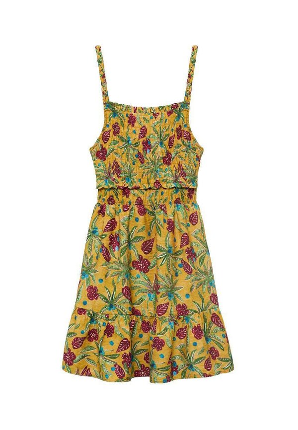 Freizeitkleid - mustard